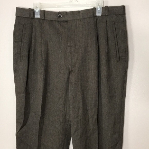 von furstenberg pure new wool  mens dress work pants size 38 - Picture 2 of 11